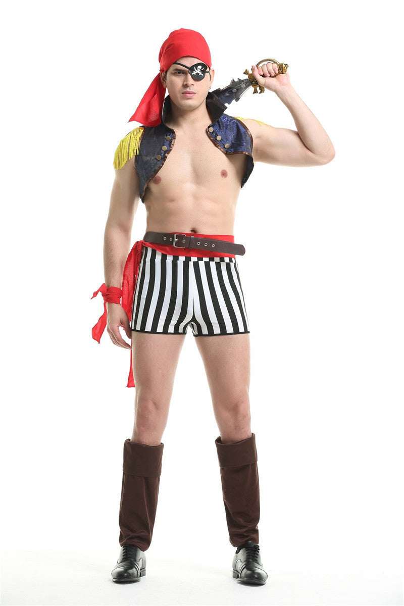 Halloween Adult Men's Swallowtail Nightclub Performance Costume