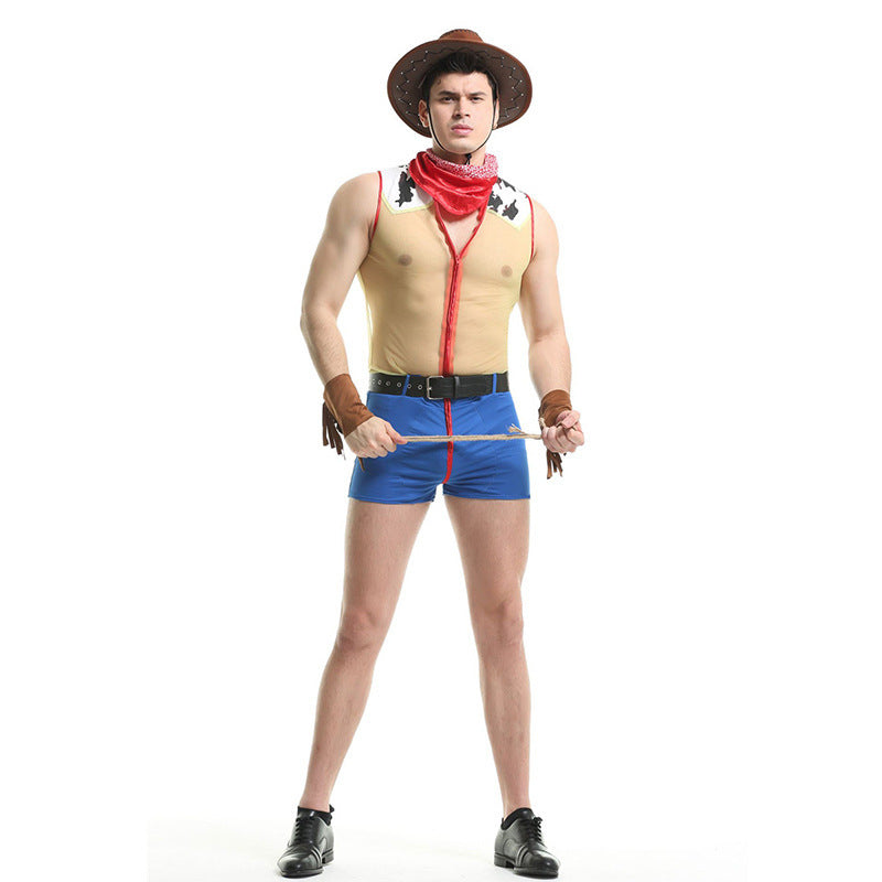 Halloween Adult Men's Swallowtail Nightclub Performance Costume