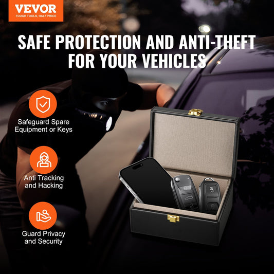 VEVOR Faraday Signal Blocking Box for Car Key Fobs