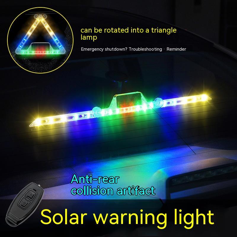 Solar Anti-collision Flash Emergency Light