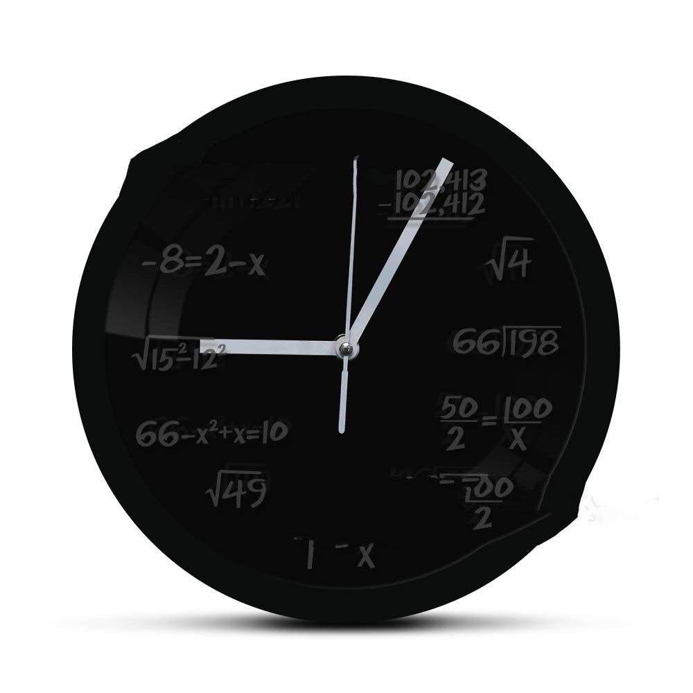 LED Luminous Wall Clock Math formula