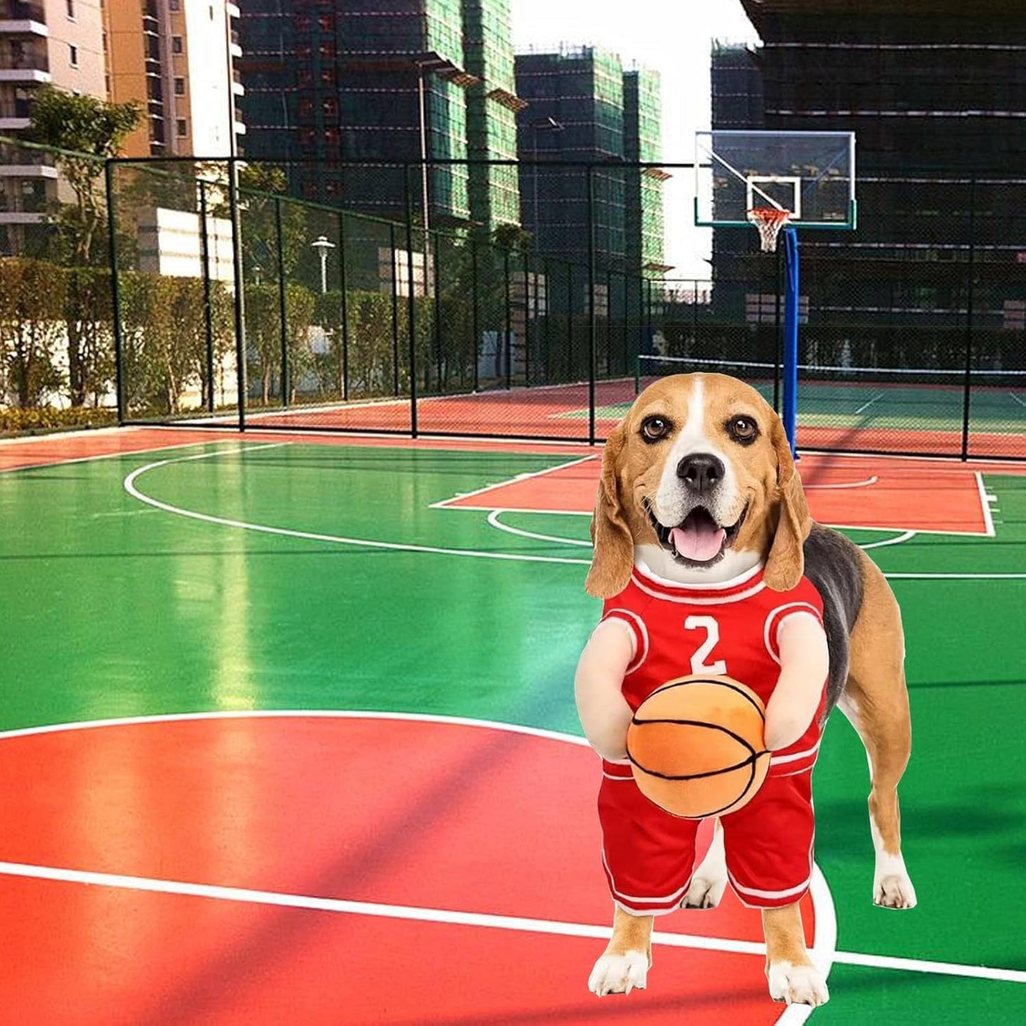Basketball Player Costume  For Dogs