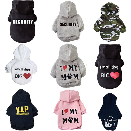 Security Pet Hoodie for Autumn And Winter