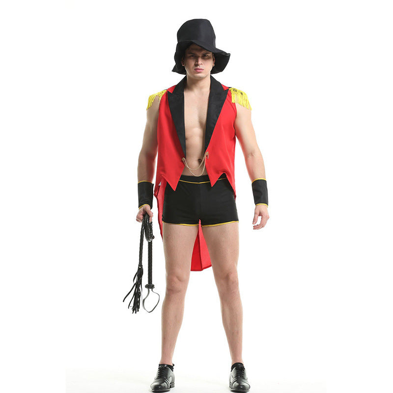Halloween Adult Men's Swallowtail Nightclub Performance Costume