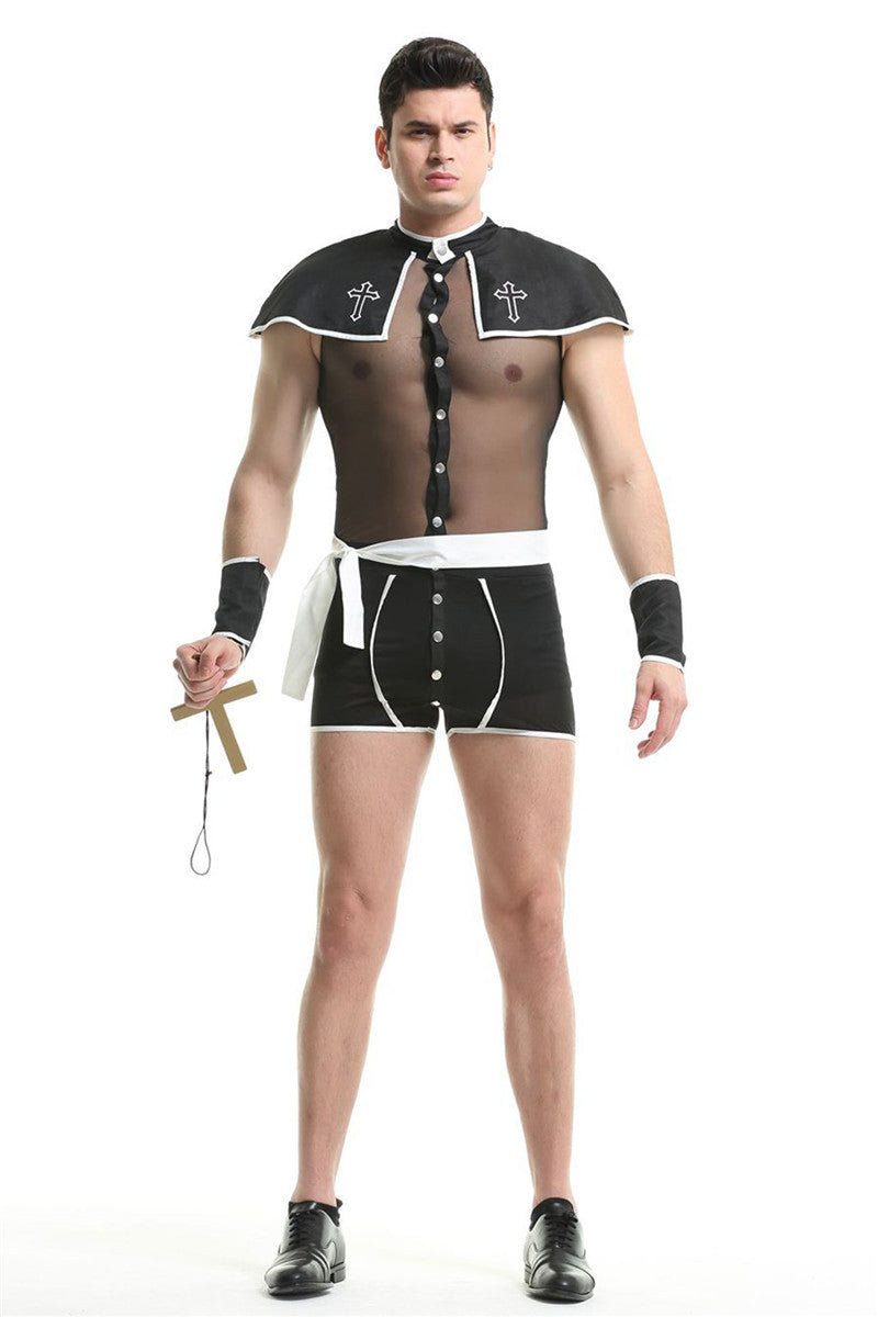 Halloween Adult Men's Swallowtail Nightclub Performance Costume