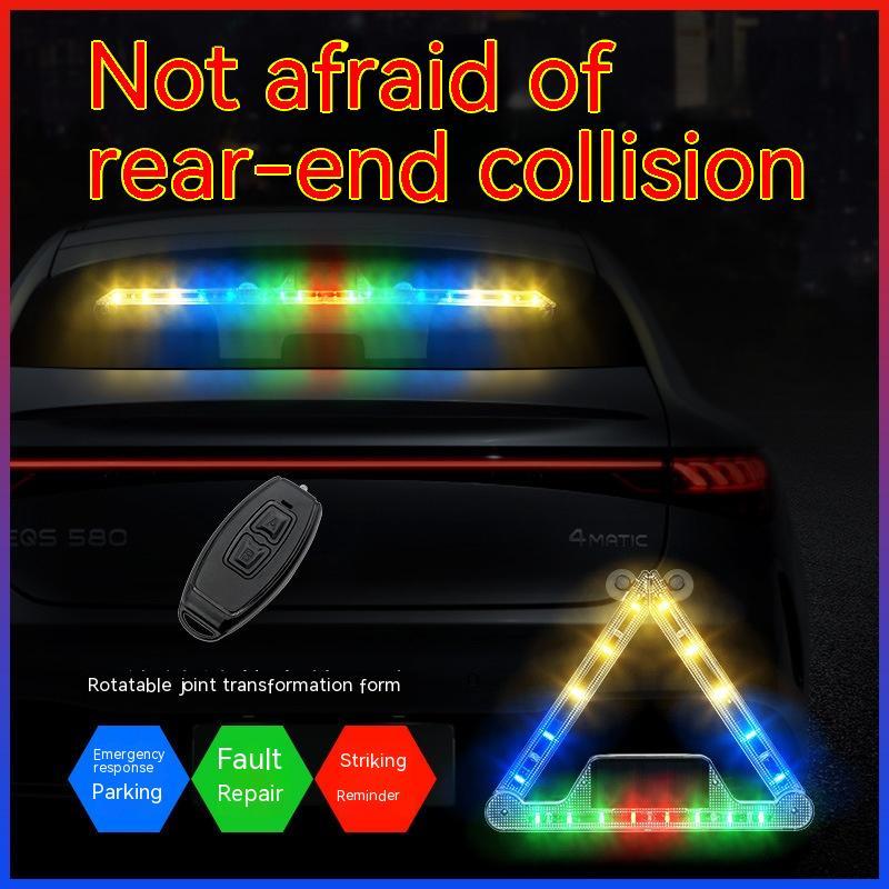Solar Anti-collision Flash Emergency Light