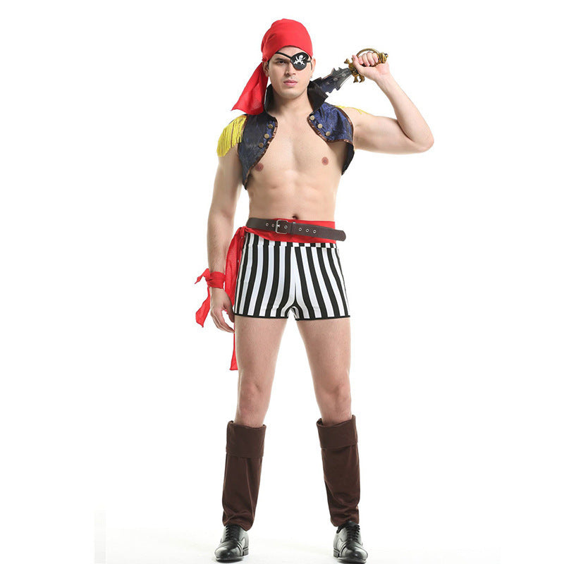 Halloween Adult Men's Swallowtail Nightclub Performance Costume