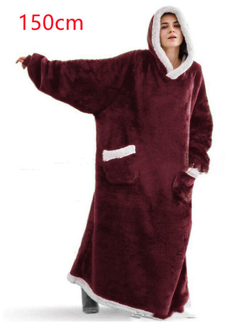 Unisex Winter Oversized Hoodie Blanket
